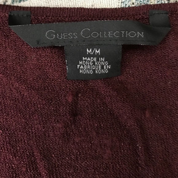 Guess Collection Sheer Top - size Medium, flaws - Picture 2 of 6